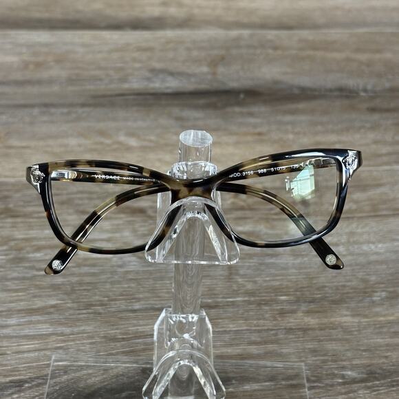 Versace Tortoise Brown Eyeglasses FRAMES w/Case - Mod 3156 988 Italy